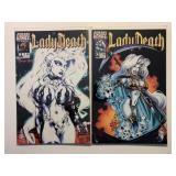 2 CHAOS LADY DEATH COMICS