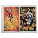 2 CHAOS LADY DEATH COMICS