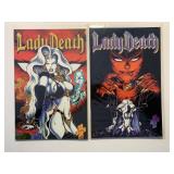 2 CHAOS COMICS LADY DEATH