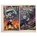 2 CHAOS COMICS LADY DEATH RETRIBUTION #1, COVENANT