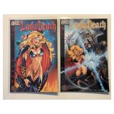 2 CHAOS LADY DEATH COMICS