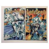 2 CHAOS LADY DEATH COMICS