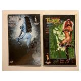 2 BROADSWORD COMICS TAROT #52 & #110 BOTH SIGNED