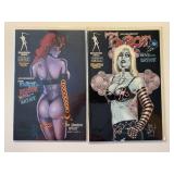 2 BROADSWORD COMICS TAROT WITCH BLACK ROSE 35 & 36