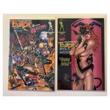 2 BROADSWORD COMICS TAROT WITCH BLACK ROSE 29 & 30