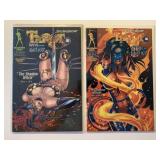 2 BROADSWORD COMICS TAROT WITCH BLACK ROSE 32 & 33