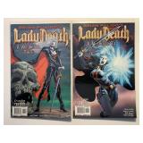 2 CODE 6 COMICS LADY DEATH A MEDIEVAL TALE #10,11