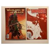 2 DYNAMITE COMICS VAMPIRELLA #5,WARLORD OF MARD #5