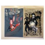 2 BROADSWORD COMICS TAROT WITCH BLACK ROSE 76 & 77