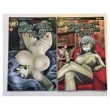 2 ACTION LAB COMICS ZOMBIE TRAMP #73,74 ADULT READ