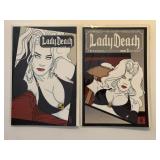 2 BOUNDLESS COMICS LADY DEATH #4 & 5