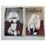 2 BOUNDLESS COMICS LADY DEATH #2 & 3