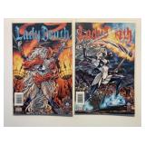 2 CHAOS COMICS LADY DEATH #JUDGEMENT WAR #1 & 2
