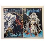 2 CHAOS COMICS LADY DEATH #15 & 16