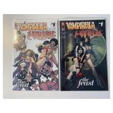 2 HARRIS COMICS VAMPIRELLA /WITCHBLADE 2/#1