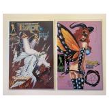 2 BROADSWORD COMICS TAROT WITCH BLACK ROSE 20 & 31