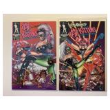 2 BROADSWORD COMICS TAROT WITCH BLACK ROSE 1 & 3