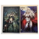 2 COFFIN LADY DEATH COMICS