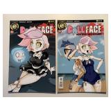 2 ACTION LAB COMICS DOLL FACE #5 & 6 ADULT READ