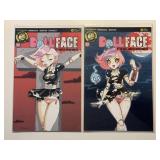 2 ACTION LAB COMICS DOLL FACE #9 & 10 ADULT READ