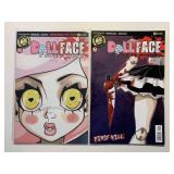 2 ACTION LAB COMICS DOLL FACE #1 & 2 ADULT READ