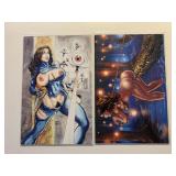 2 BASEMENT CAVE WOMAN COMICS BOTH W/COA