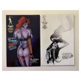 2 BROADSWORD COMICS TAROT WITCH BLACK ROSE 35,101