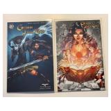 2 ZENESCOPE COMICS GRIMM FAIRY TALES #49,50 W/COA