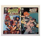 2 DARK HORSE COMICS THE DIRTY PAIR #1 & 2