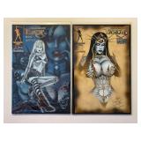 2 BROADSWORD COMICS TAROT WITCH BLACK ROSE 53 & 54