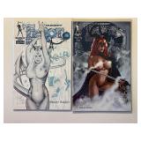2 BROADSWORD COMICS TAROT WITCH BLACK ROSE 60 &61
