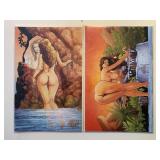 2 BASEMENT CAVEWOMAN COMICS BOTH W/COA