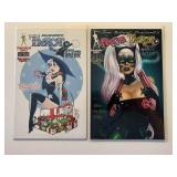 2 BROADSWORD COMICS TAROT WITCH BLACK ROSE 41 & 42