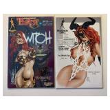 2 BROADSWORD COMICS TAROT WITCH BLACK ROSE 44 & 45