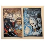 2 AVATAR COMICS LADY DEATH MEDIEVAL #1 & 2