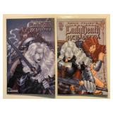 2 AVATAR COMICS LADY DEATH MEDIEVAL BELLA DONNA