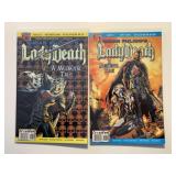 2 CODE 6 COMICS LADY DEATH A MEDIEVAL TALE #7 & 8