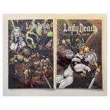2 BOUNDLESS COMICS LADY DEATH #10 & 11