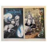 2 BOUNDLESS COMICS LADY DEATH #10 & 11