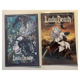 2 BOUNDLESS COMICS LADY DEATH #4 & 5