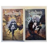 2 BOUNDLESS COMICS LADY DEATH #4 & 5