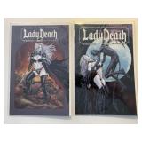 2 BOUNDLESS COMICS LADY DEATH #2 & 3