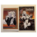 2 BOUNDLESS COMICS LADY DEATH #6 & 7