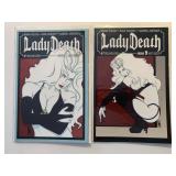 2 BOUNDLESS COMICS LADY DEATH #8 & 9