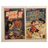 2 ECLIPSE COMICS THE DIRTY PAIR II #2,4 ADULT READ