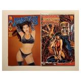 2 HARRIS COMICS PANTHA #1, VAMPIRELLA HEMORRHAGE 1