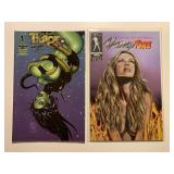 2 BROADSWORD COMICS TAROT #110 & VAMP FIRE #2