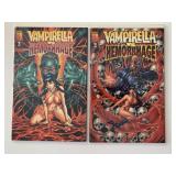 2 HARRIS COMICS VAMPIRELLA VS. HEMORRHAGE #2 & 3