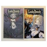 2 BOUNDLESS COMICS LADY DEATH 2/PREMIERES