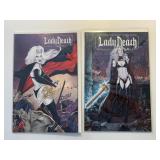 2 BOUNDLESS COMICS LADY DEATH #1 & 4